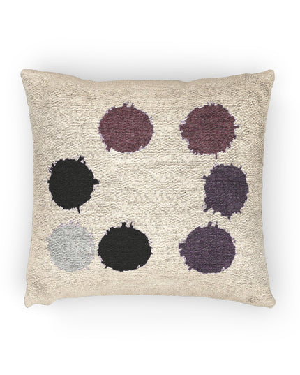 Magenta Barrel Woven Pillow, 17" x 18"