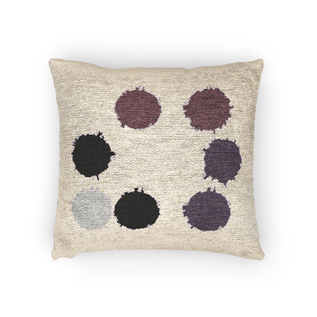 Magenta Barrel Woven Pillow, 17" x 18"