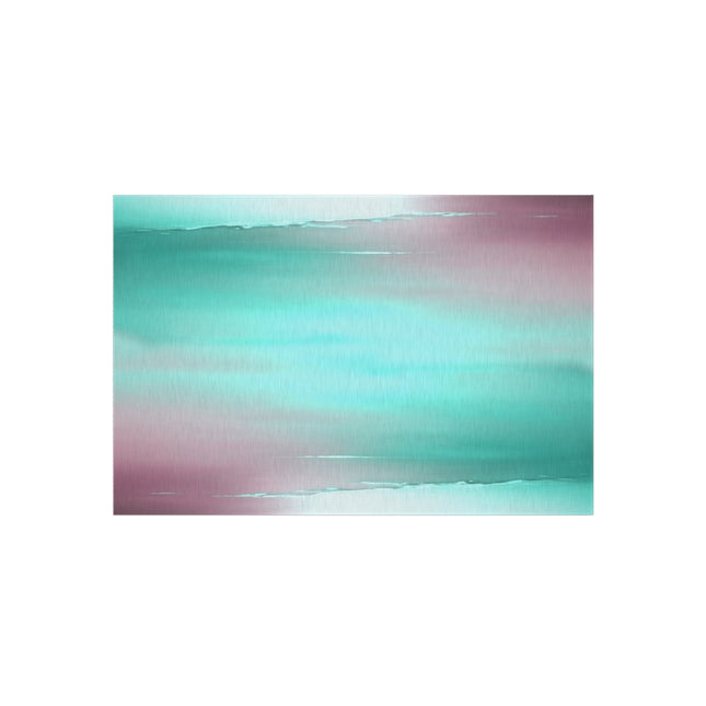 Green Sea Lavender Fog 48" x 72" Outdoor Rug