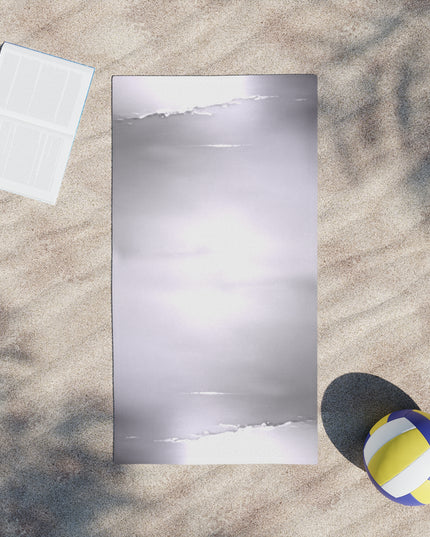 Sephia Sea Dark Fog Beach Towel, 24" x 44"