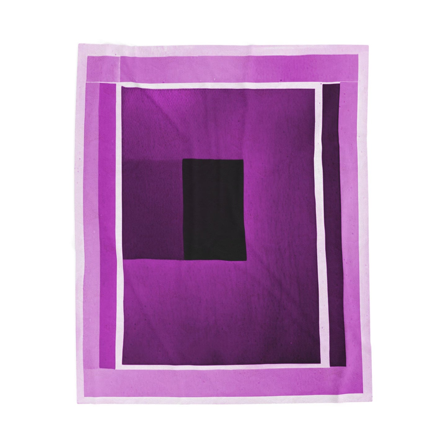 Magenta Shadow Velveteen Plush Blanket, 50" x 60"