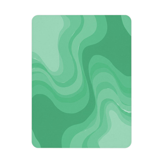 Mint Green Wavey Toddler Blanket, 30" x 40"