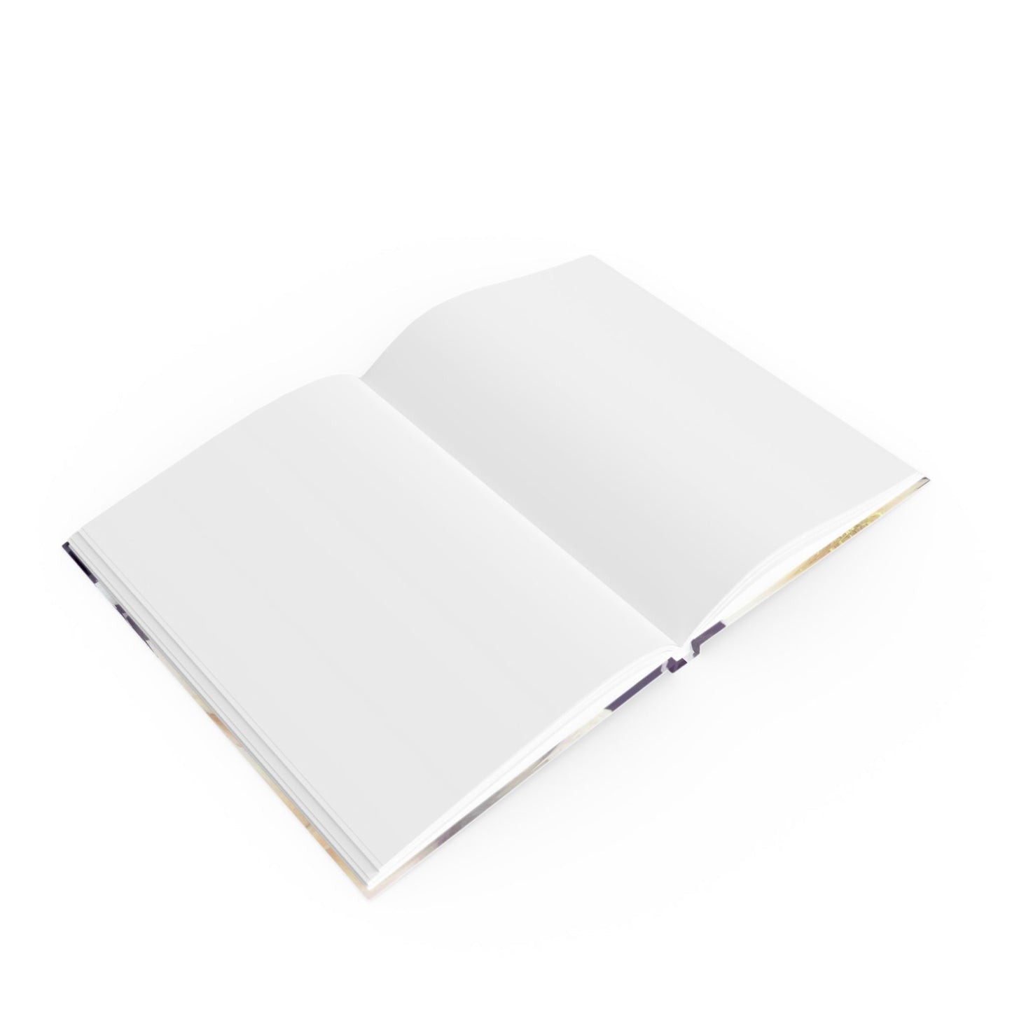 White Blush Floral Bunch Bunch Hard Backed Journal with 128 blank pages, 5.2" x 7.4"