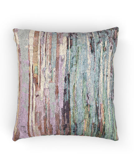 Striped Pastels Woven Pillow, 17" x 18"
