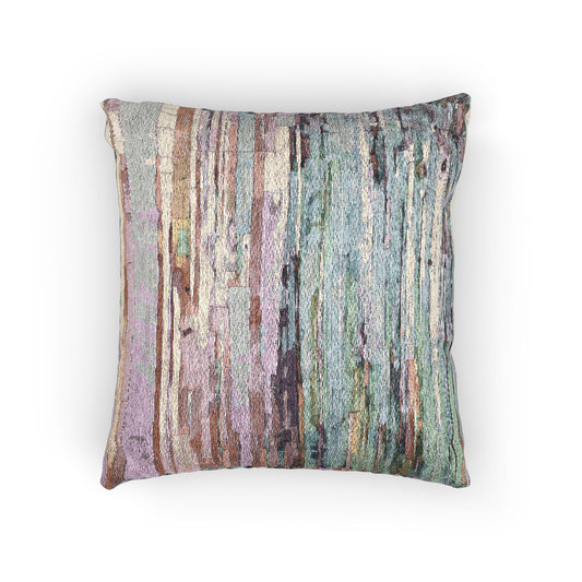 Striped Pastels Woven Pillow, 17" x 18"