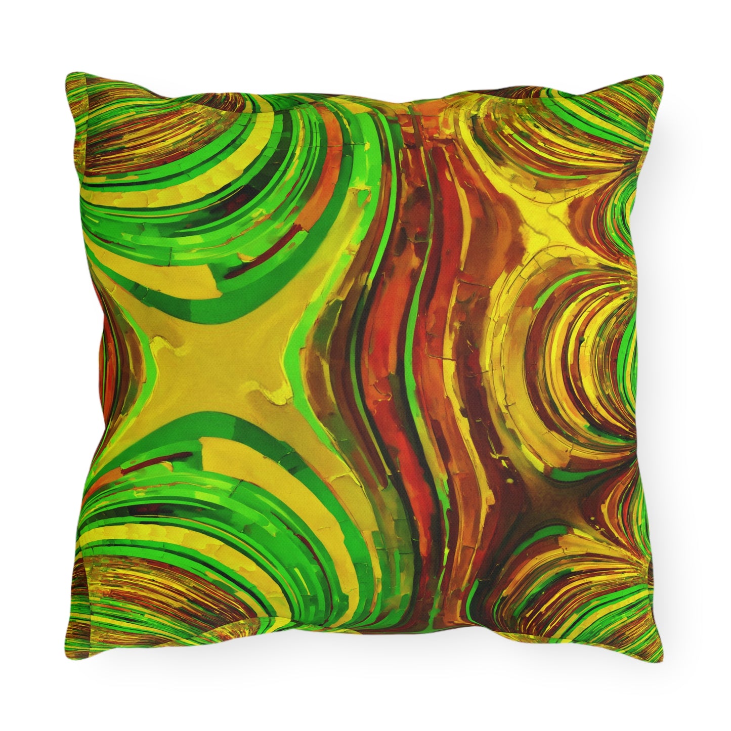 Uzi Spiral Beta Outdoor Pillow, 16" x 16"