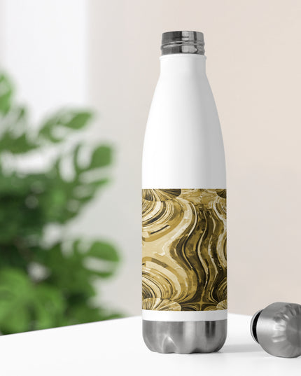 Uzi Spiral Light Brown 20oz Insulated Water Bottle