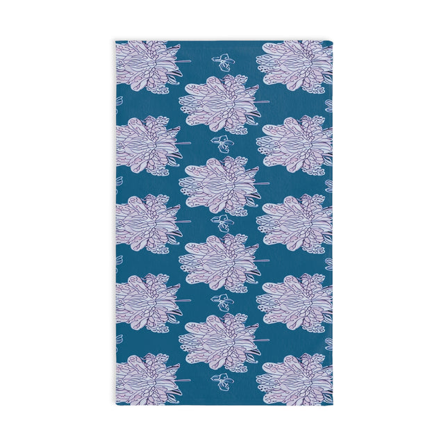 Lavender Floral Butterflies Hand Towel, 16" x 28"