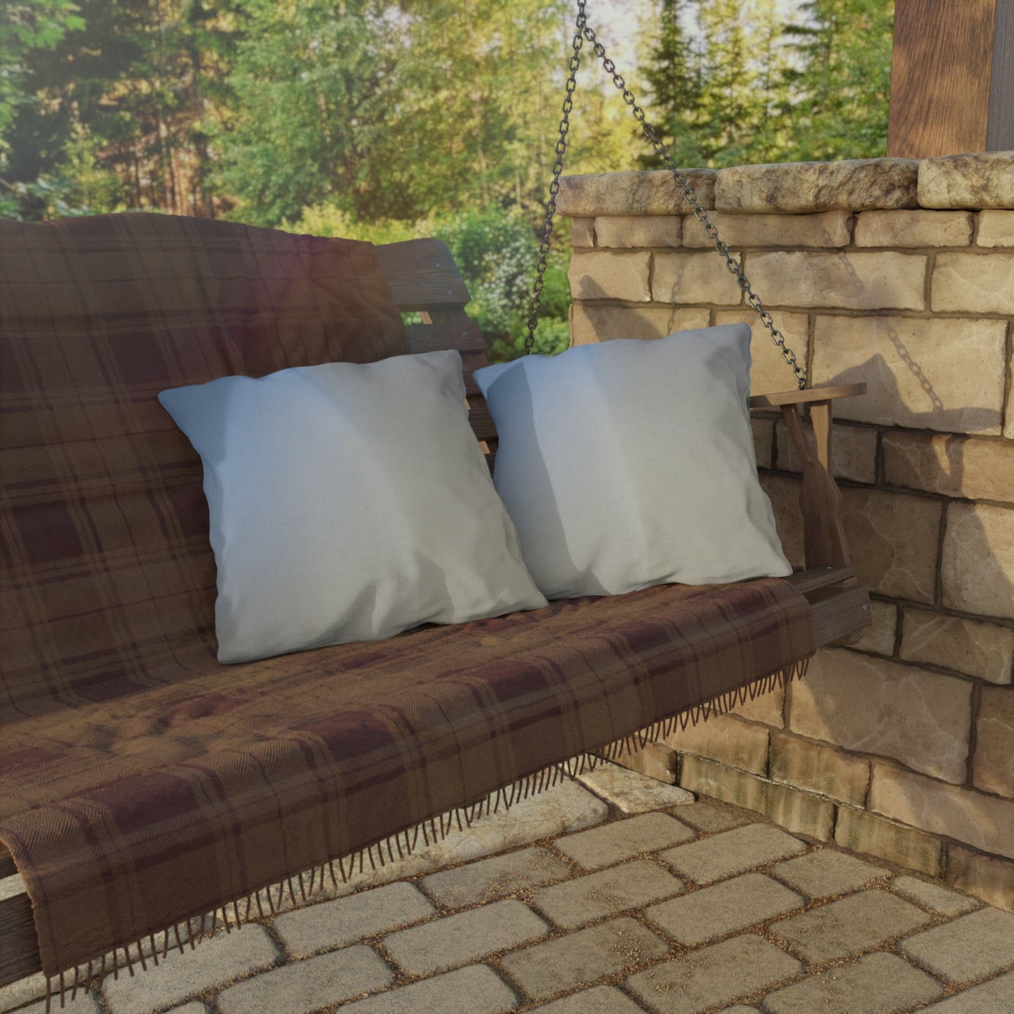 Cobalt Fade 18" x 18" Outdoor Pillow