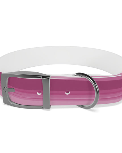 Pinky Mauve Wavey Medium Dog Collar