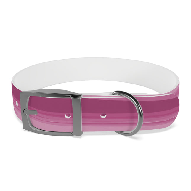 Pinky Mauve Wavey Medium Dog Collar