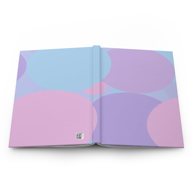 Pastel Purple and Mauve Patches 5.75" x 8" Hardcover Journal Matte with 150 lined pages
