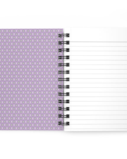 Lavender Star-crossed Bodies Spiral Bound Journal, 5" x 7" 150 pages