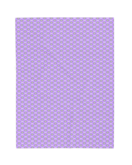 Lavender Star-crossed Bodies Velveteen Plush Blanket, 30" x 40"