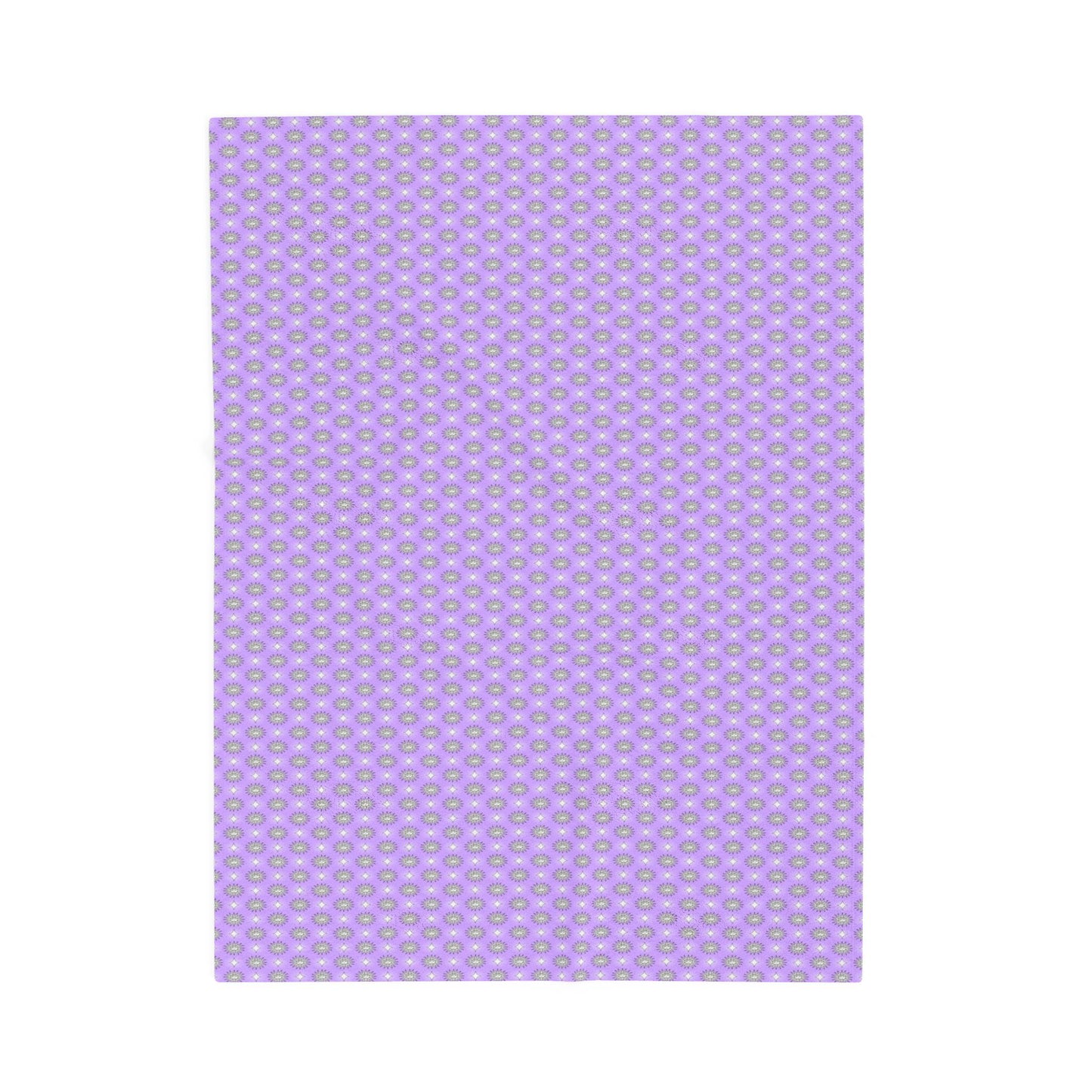 Lavender Star-crossed Bodies Velveteen Plush Blanket, 30" x 40"