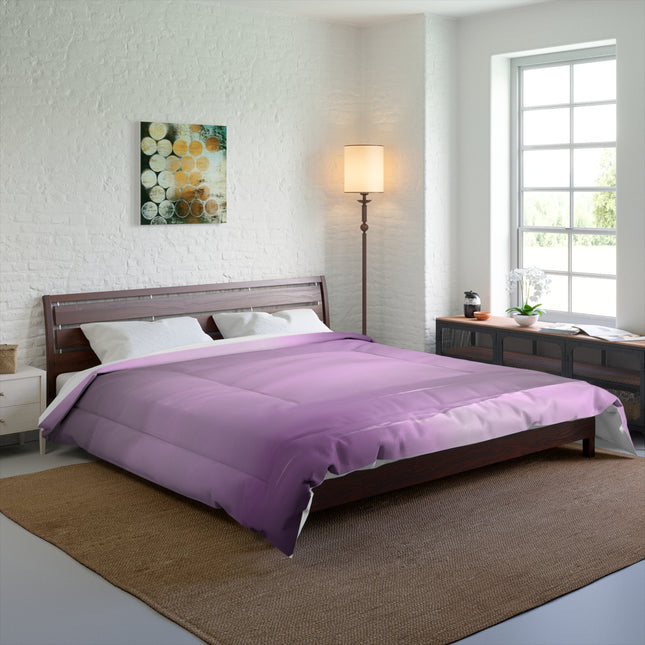 Dark Pink Sea Amethyst Fog 104" × 88" Comforter