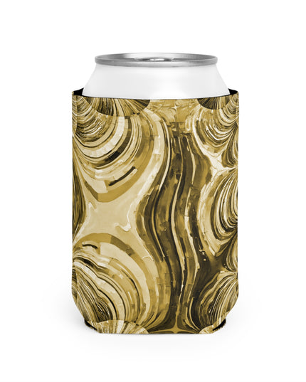 Uzi Spiral Light Brown 12 oz Can Cooler Sleeve
