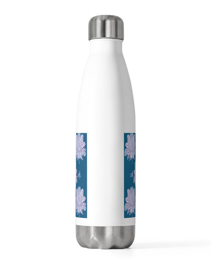 Lavender Floral Butterflies 20oz Insulated Water Bottle