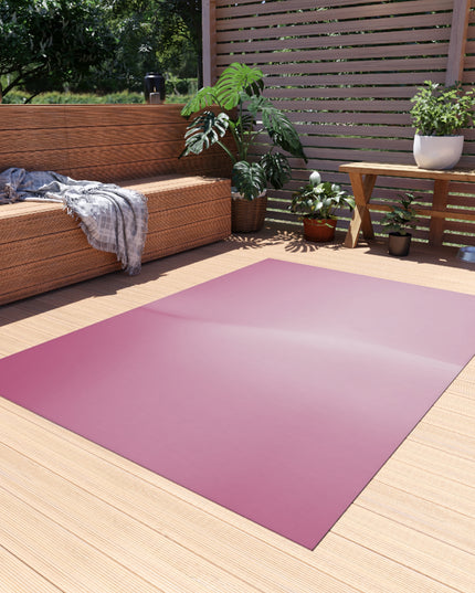 Pink Blush Fade Outdoor Rug, 60" x 84"