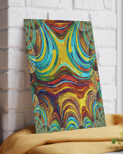 Uzi Spiral Alpha 8" x 11" Glass Cutting Board