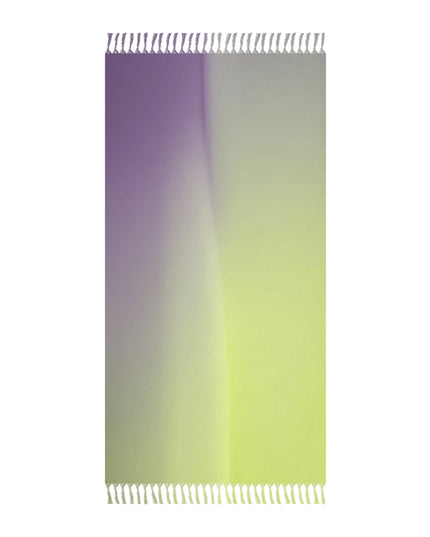 Purple Golden Fade 38" × 81" Boho Beach Cloth