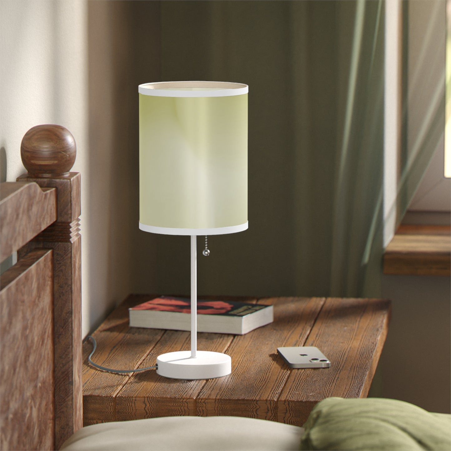 Lemon Fade Table Lamp on a White or Silver Stand, US|CA plug