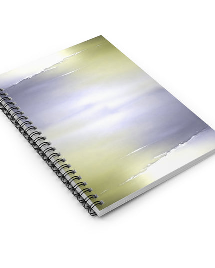 Lavender Sea Golden Fog Spiral Notebook - Ruled Line, 6" x 8", 118 pages