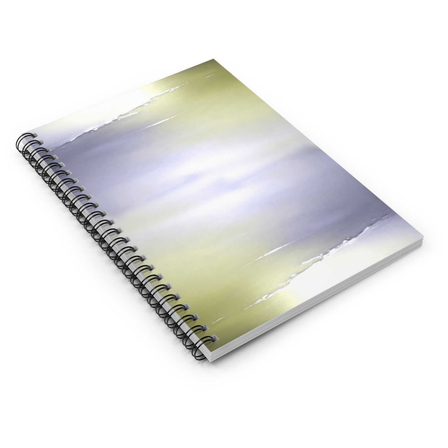 Lavender Sea Golden Fog Spiral Notebook - Ruled Line, 6" x 8", 118 pages