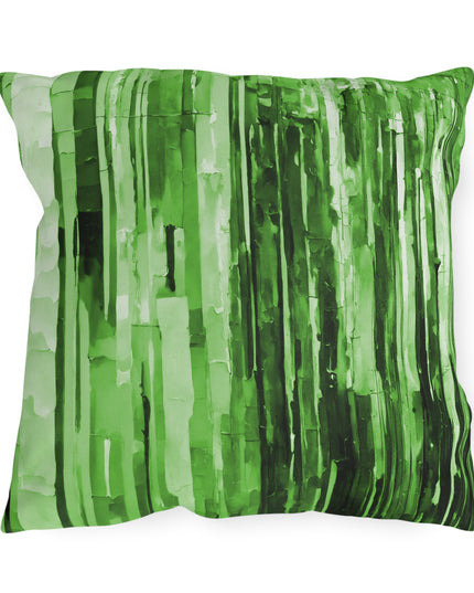 Striped Mint Pastel 18" x 18" Outdoor Pillow