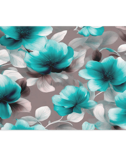 Tif Green Gray Floral Bunch Placemat, 1 pc
