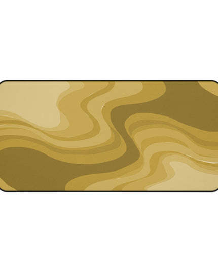 Brown Wavey 16" x 32" Desk Mat