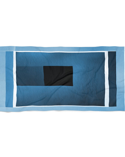 Blue Shadow 30" x 60" Beach Towel