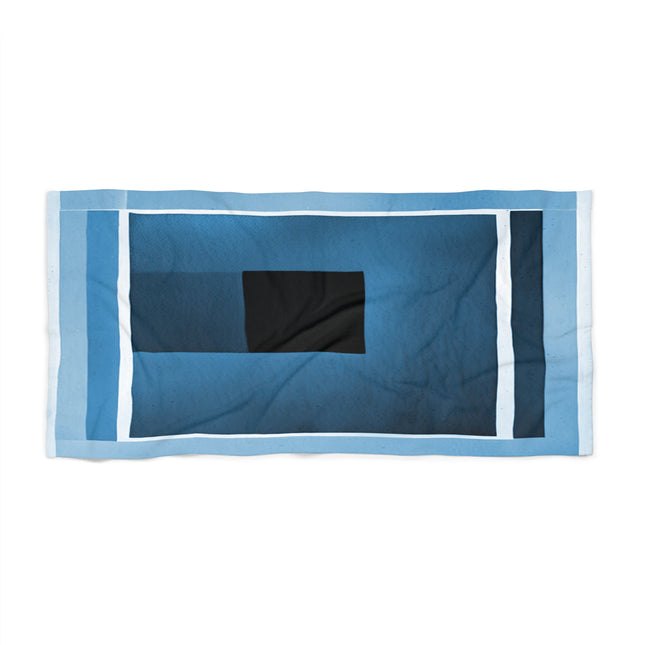 Blue Shadow 30" x 60" Beach Towel