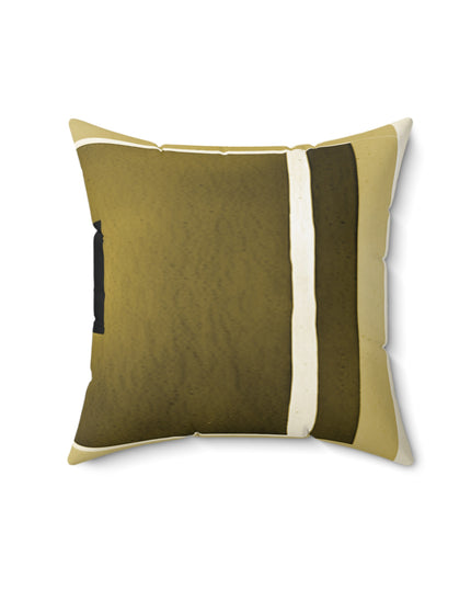 Tan Shadow 16" x 16" Faux Suede Square Pillow