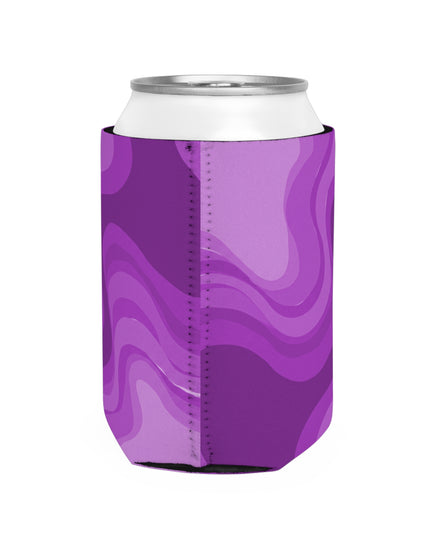 Wavey Purple Wavey 12 oz Can Cooler Sleeve