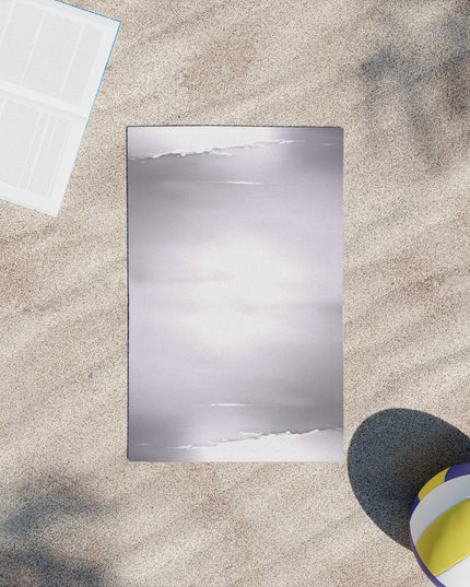 Sephia Sea Dark Fog Beach Towel, 18" x 27"