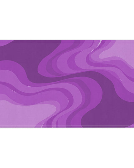 Wavey Purple Wavey Tea Towels (cotton, poly), 18" x "30