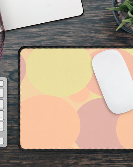 Pastel Hot Peach Patches 9" x 7" Gaming Mouse Pad