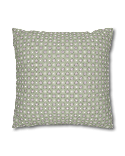 Olive Star-crossed Bodies Spun Polyester Square Pillowcase, 14" x 14"