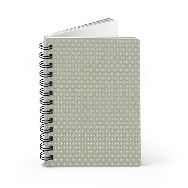 Olive Star-crossed Bodies Spiral Bound Journal, 5" x 7" 150 pages