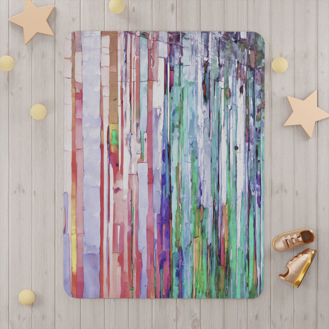 Striped Pastels Toddler Blanket, 30" x 40"