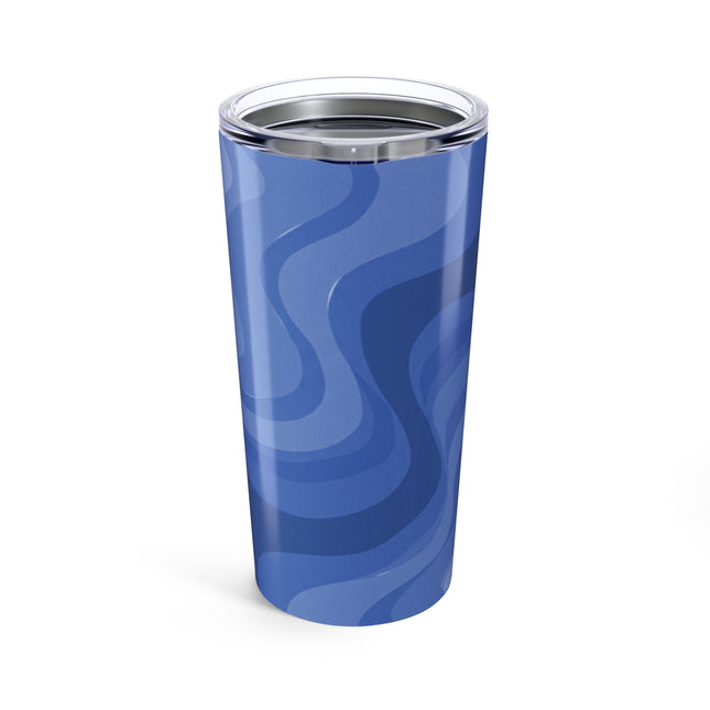 Deep Blue Wavey Tumbler 20oz