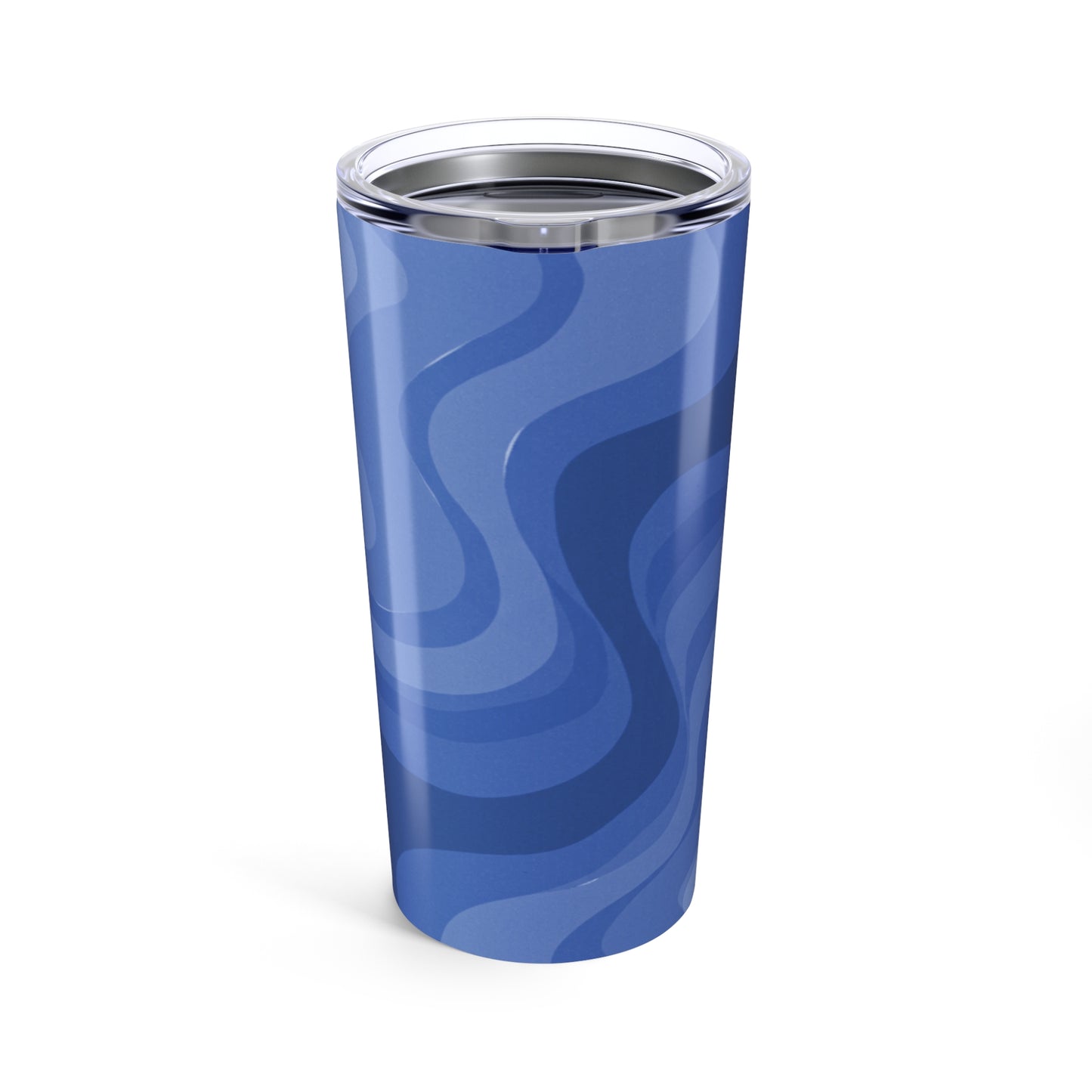 Deep Blue Wavey Tumbler 20oz
