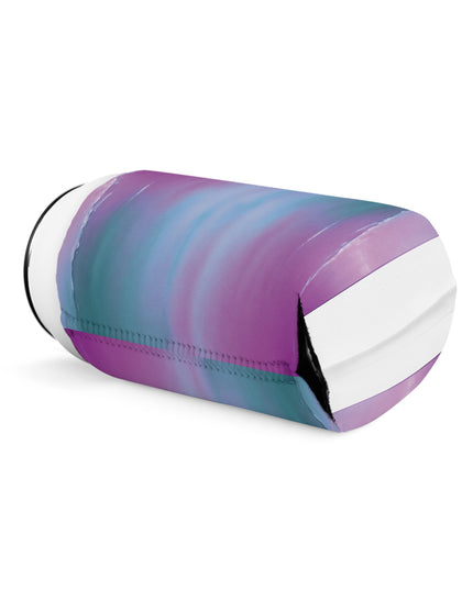 Dark Blue Green Sea Purple Fog 12 oz Can Cooler Sleeve
