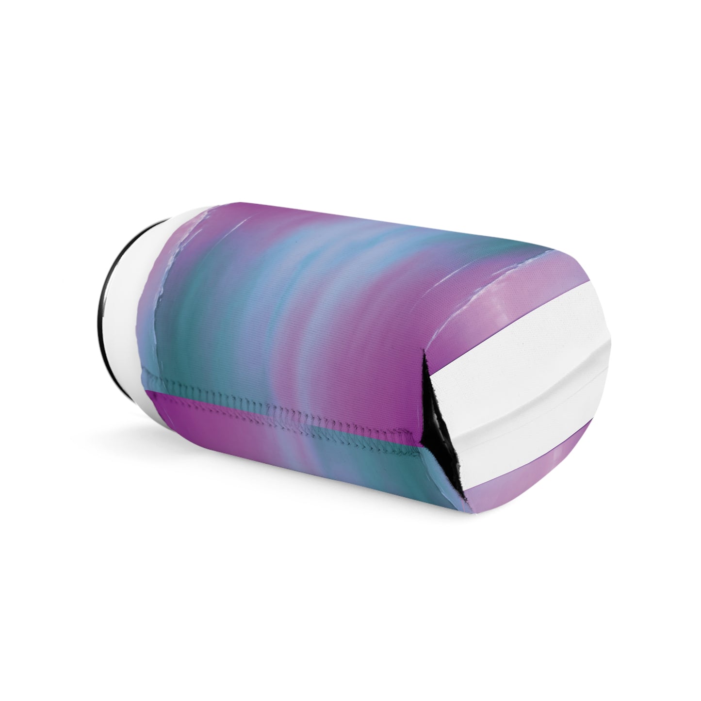 Dark Blue Green Sea Purple Fog 12 oz Can Cooler Sleeve