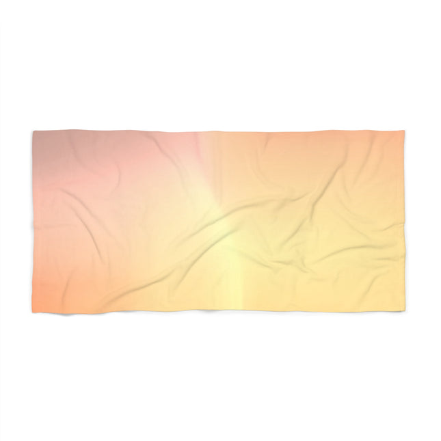 Hot Peach Fade 30" x 60" Beach Towel