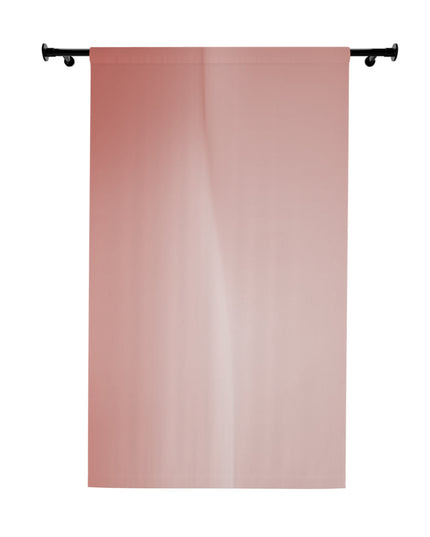 Rose Red Fade Window Curtain, 50" x  84", blackout