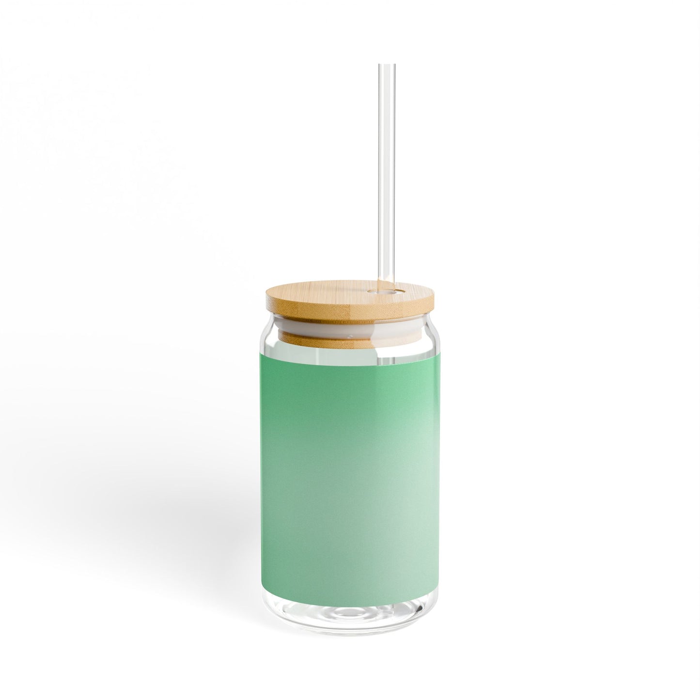 Mint Fade Sipper Glass, 16oz