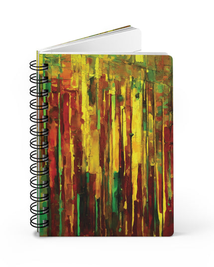 Striped Beta Spiral Bound Journal, 5" x 7" 150 pages