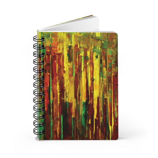 Striped Beta Spiral Bound Journal, 5" x 7" 150 pages